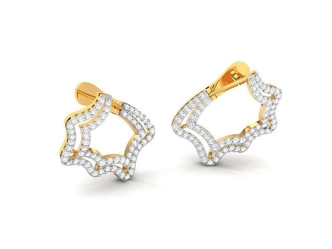femmes longue boucle d'oreille 3dm stl obj fbx rendre détails cerceau diamant bijoux femelle hommes unisexe mode tendances délicat ancien luxe moderne hip accessoires boucles d'oreilles 3D print model - Mito3D