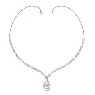 donne necklace earrings impostato 3dm stl render dettaglio orecchini nozze gioielleria stampabile diamante combo collana collane borchie hoopsandhuggies pendente rosa 3d print model - Mito3D