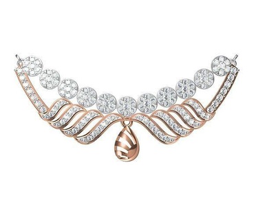 donne collana impostato stl jcd dettagli pendente orecchini nozze gioielleria stampabile diamante ciondoli borchie combo collane 3d print model - Mito3D