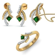 women pandant ring earring 3dm render jewelry fashion accessories gold diamond woman design fengshui pendant heart pendants silver printable sterling human 3d print model - Mito3D