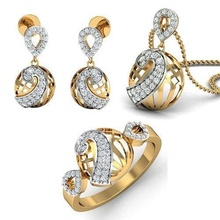 KADIN pandant yüzük küpe 3dm vermek detaylar düğün nişan mücevher yazdırılabilir elmas gümüş altın takı parlak platin lüks değerli kolye safir 3d print model - Mito3D