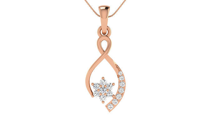donne pendant earrings impostato 3dm render dettaglio pendente orecchini nozze ciondoli borchie hoopsandhuggies collana combo rosa gioielleria stampabile diamante 3D print model - Mito3D