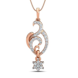 women pendant-earrings set 3dm stl render detail pendant earrings wedding pendants studs hoopsandhuggies necklace combo rose jewellery printable diamond jewelry 3d print model - Mito3D