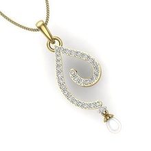 Frauen Anhänger Schmuck druckbar Juwel Diamant Gold Silber Hochzeit Engagement Sterling Weiß brillant Platin Luxus wertvoll Halskette 3d print model - Mito3D