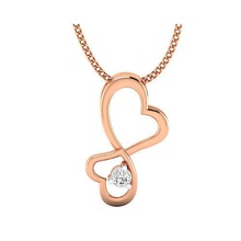 women pendant jewelry gold printable luxury carat platinum precious gem engagement silver solitaire diamond brilliant necklace pendants heart 3d print model - Mito3D