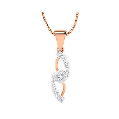 donne pendente gioielleria oro stampabile lusso carati platino prezioso gemma fidanzamento argento solitario diamante brillante collana ciondoli 3D print model - Mito3D