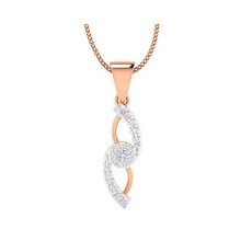 frauen anhänger schmuck gold druckbar luxus karat platin wertvoll juwel engagement silber solitär diamant brillant halskette 3d print model - Mito3D
