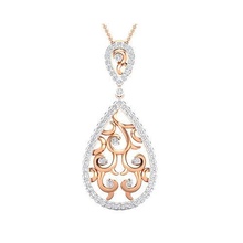 donne pendente gioielleria oro stampabile lusso carati platino prezioso gemma Fidanzamento argento solitario diamante brillante collana ciondoli 3d print model - Mito3D