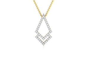 femmes pendentif bijoux imprimable diamant or argent mariage bijou sterling blanc brillant platine précieux Collier pendentifs 3d print model - Mito3D