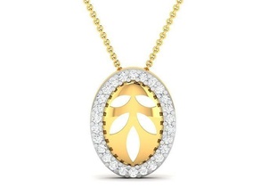 KADIN kolye mücevher yazdırılabilir elmas altın gümüş düğün sterlin beyaz parlak platin değerli takı 3d print model - Mito3D