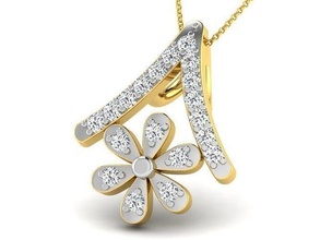 women pendant jewelry precious wedding gold printable diamond fashion rings bulk collection dimaond solitaire engagement pendants light 3d print model - Mito3D