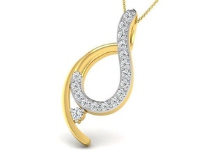 women pendant jewelry precious wedding gold printable diamond fashion rings bulk collection dimaond solitaire engagement pendants light wt 3d print model - Mito3D