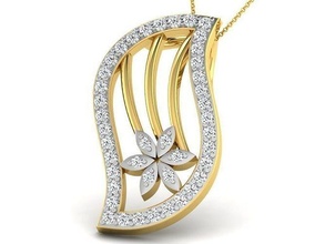 women pendant jewellery printable diamond gold silver wedding jewel sterling white brilliant platinum precious necklace pendants jewelry apparel brillant 3d print model - Mito3D