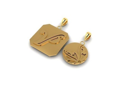 KADIN kolye sade altın yazdırılabilir düğün mücevher takı narin parlak platin lüks değerli 3d print model - Mito3D