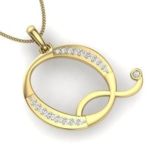 mulheres pingente joalheria moda acessórios ouro diamante mulher Projeto feng shui pingentes prata imprimível anel esterlina calçados jóia jóias Casamento 3d print model - Mito3D