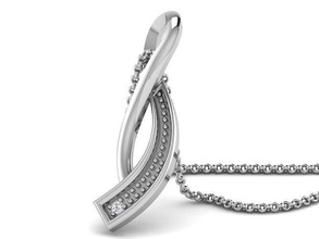 mulheres pingente 3dm render jóias imprimível gema diamante ouro prata Casamento noivado jóia joalheria esterlina branco brilhante platina luxo precioso colar pingentes 3d print model - Mito3D