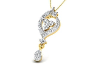 mulheres pingente 3dm render jóias imprimível gema diamante ouro prata Casamento noivado jóia joalheria esterlina branco brilhante platina luxo precioso colar pingentes 3d print model - Mito3D