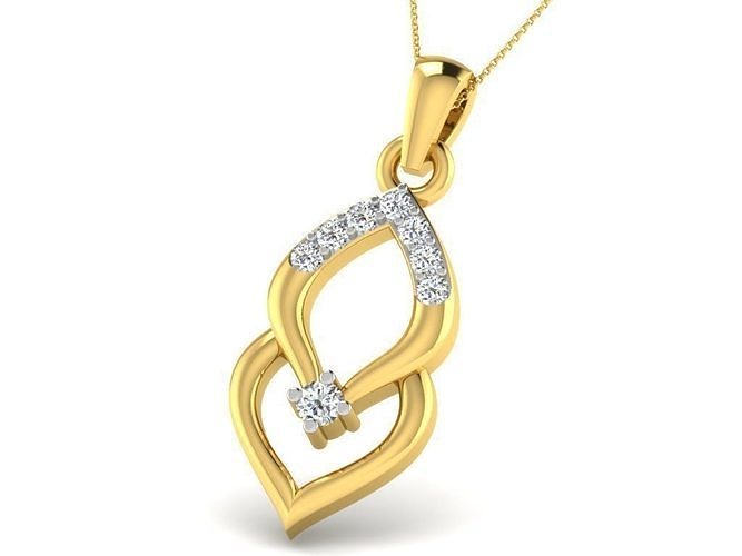 women pendant 3dm render jewellery printable gem diamond gold silver wedding engagement jewel jewelry sterling white brilliant platinum luxury precious necklace pendants 3D print model - Mito3D