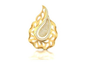 donne pendente 3dm render oro gioielleria argento stampabile platino gemma brillante diamante prezioso lusso ciondoli 3d print model - Mito3D