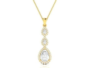 women pendant 3dm render jewelry fashion accessories gold diamond woman design fengshui heart pendants silver printable ring sterling human jewel 3d print model - Mito3D