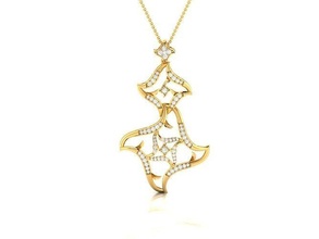 women pendant 3dm render jewelry jewellery mens womens gold ring diamond jewel gem fashion trending luxury pendants pink waistcoat silver 3d print model - Mito3D