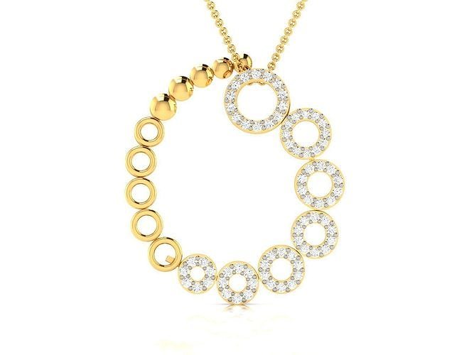 mulheres pingente 3dm render joalheria moda acessórios ouro diamante mulher Projeto pingentes prata imprimível anel esterlina jóia interior 3D print model - Mito3D