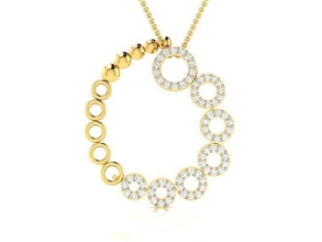 women pendant 3dm render jewelry fashion accessories gold diamond woman design pendants silver printable ring sterling jewel interior necklace bracelate 3d print model - Mito3D