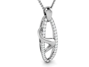 women pendant 3dm render jewelry fashion gold diamond woman design fengshui heart pendants human printable ring sterling silver necklace vintag wedding 3d print model - Mito3D