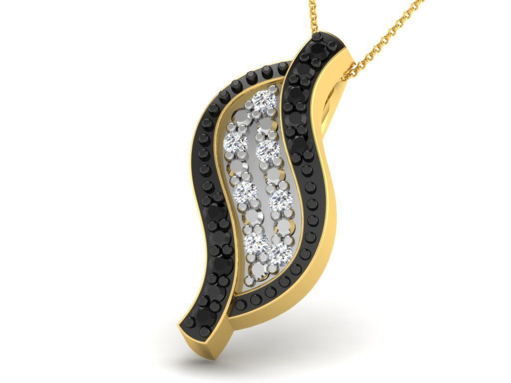 femmes pendentif 3dm rendre gemme mariage engagement bijou bijoux imprimable diamant argent or sterling blanc brillant platine luxe précieux Collier pendentifs 3D print model - Mito3D