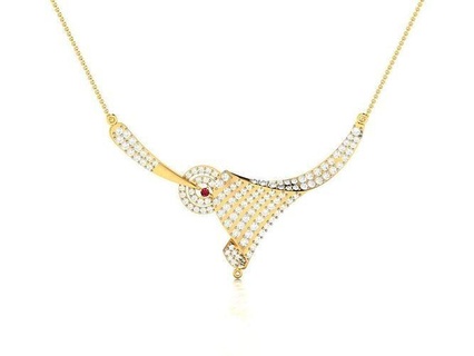women pendant 3dm render detail printable gem silver wedding engagement wt ultra light necklace sterling jewel jewellery diamond gold jewelry pendants 3d print model - Mito3D