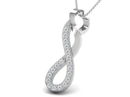 women pendant 3dm render detail jewellery printable gem diamond gold silver wedding jewel jewelry sterling white brilliant platinum luxury precious necklace pendants infinity 3d print model - Mito3D