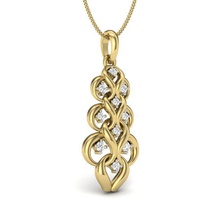 Frauen Anhänger 3dm render-detail 3d-Druck Modell Schmuck diamond Silber gold genial gem bedruckbar ist weiß sterling Halskette - 3d print model - Mito3D