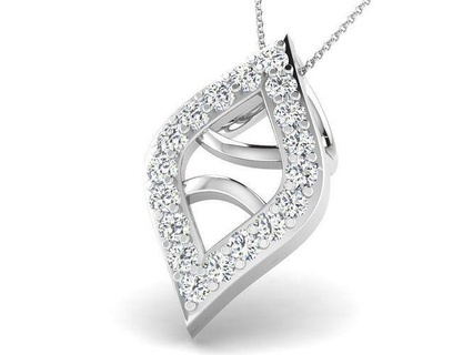 donne pendente 3dm stl obj fbx render dettagli diamante solitario stampabile platino brillante gemma gioielleria collana lusso oro prezioso argento medaglione infinito ciondoli 3d print model - Mito3D
