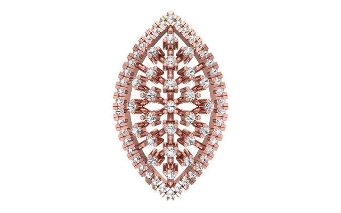 women pendant 3dm stl obj fbx render details necklace circular precious printable jewel gem engagement pendants jewelry diamond roundel cocktail fancy 3D print model - Mito3D