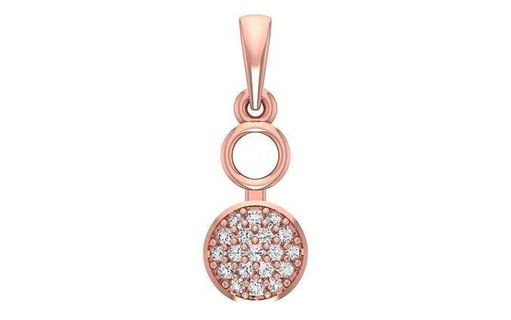 women pendant 3dm stl obj fbx render details necklace circular precious printable jewel gem engagement pendants jewelry diamond roundel cocktail fancy 3d print model - Mito3D