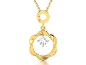 KADIN kolye 3dm stl obj fbx vermek detaylar takı mücevher elmas düğün çapraz dini Tanrı isa kadın erkek akım tasarım moda 3d print model - Mito3D