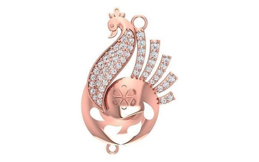 women pendant 3dm stl obj fbx renders details necklace round circular precious printable jewel gem engagement pendants jewelry diamond roundel cocktail fancy 3d print model - Mito3D
