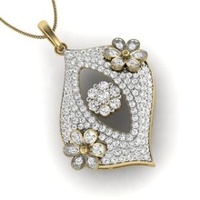 mulheres pingente 3dm stl render jóias imprimível gema diamante ouro prata noivado jóia joalheria esterlina branco brilhante platina luxo precioso colar pingentes 3d print model - Mito3D