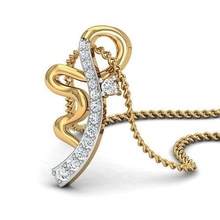KADIN kolye 3dm stl vermek mücevher yazdırılabilir elmas altın gümüş düğün nişan takı sterlin beyaz parlak platin lüks değerli 3d print model - Mito3D