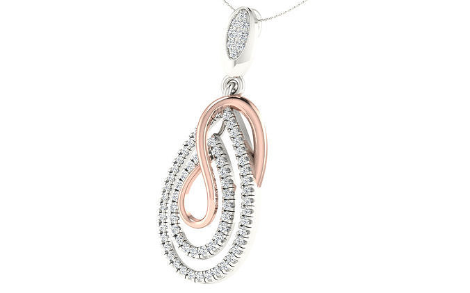 women pendant earrings set 3dm stl render 3d print model pendants jewel platinum brilliant gem printable silver gold jewelry earring sterling diamond 3D print model - Mito3D