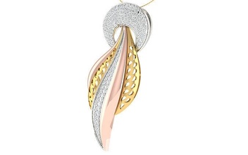 women pendant earrings set 3dm stl render 3d print model jewel platinum brilliant gem printable silver sterling earring gold jewelry pendants 3d print model - Mito3D