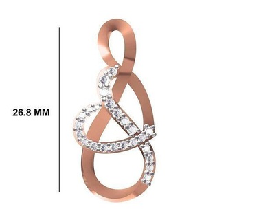 femmes pendentif stl jcd détails Collier bijoux diamant argent or cocarde rond circulaire précieux imprimable bijou gemme engagement pendentifs bague anneaux 3d print model - Mito3D