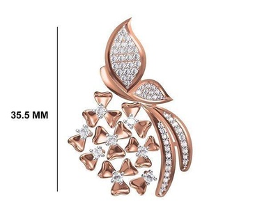 femmes pendentif stl jcd détails Collier bijoux diamant argent or cocarde rond circulaire précieux imprimable bijou gemme engagement pendentifs bague anneaux 3d print model - Mito3D