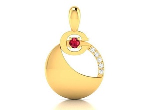KADIN kolye 3dm stl obj fbx vermek detaylar mücevher elmas gümüş altın takı sterlin beyaz parlak yazdırılabilir kalp Aşk 3d print model - Mito3D