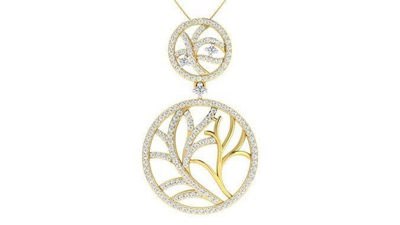 women pendants 3dm stl onj fbx render details pendant necklace jewellery diamond silver gold jewelry sterling white brilliant printable gem jewel brillant heart love 3d print model - Mito3D