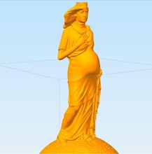 women revelation apocalypse church religion statue art sculptures 3d print model - Mito3D