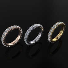 frauen ring 05 schmuck luxus elegant juwel gold silber hochzeit diamant ohrring armband halsketten anhänger nashorn zubehörteil schönheit mode design cad ringe 3d print model - Mito3D
