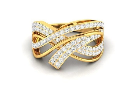 Frauen Ring Ringe Diamant Schmuck Hochzeit druckbar wertvoll Gold Sterling Juwel Platin Engagement Luxus Silber 3d print model - Mito3D