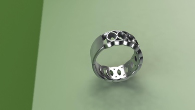 mulheres anel a moda os homens casa jóias modelo dedo arte de prata printable diamante outros 3d print model - Mito3D