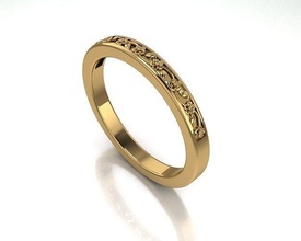 frauen ring schmuck gold druckbar diamant juwel hochzeit engagement mode schönheit damen heiraten ringe 3d print model - Mito3D